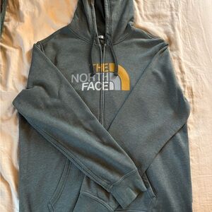 The North Face Men's Green Full Zip Hoodie